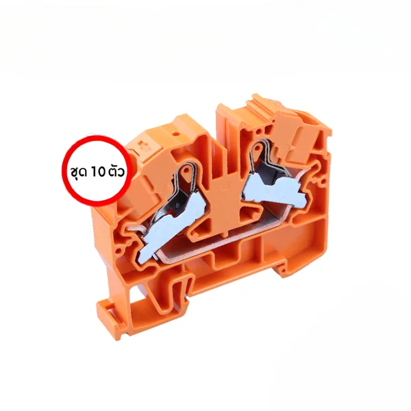 VTX-16/2O : Terminal Blocks 16mm 76A Orange (ชุด 10 ตัว) TOGI by MAX POWER-SHOP image 2 VTX-16/2O : Terminal Blocks 16mm 76A Orange (ชุด 10 ตัว) TOGI by MAX POWER-SHOP image 2