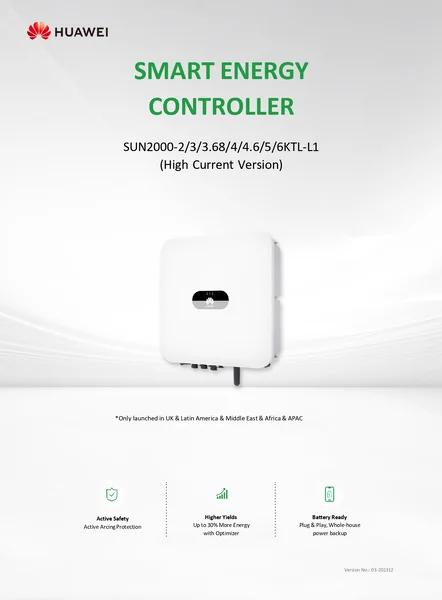 SUN2000-5KTL-L1 : Inverter On-grid 5kW 1 Phase Huawei by MAX POWER-SHOP image 2 SUN2000-5KTL-L1 : Inverter On-grid 5kW 1 Phase Huawei by MAX POWER-SHOP image 2