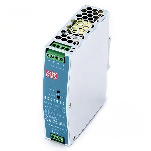EDR-75-12 : DIN Rail 75W O/P 12V 6.3A Mean well by MAX POWER-SHOP image 2 EDR-75-12 : DIN Rail 75W O/P 12V 6.3A Mean well by MAX POWER-SHOP image 2