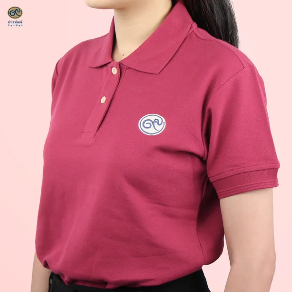 เสื้อโปโลภัทรพัฒน์ สีแดง image 2