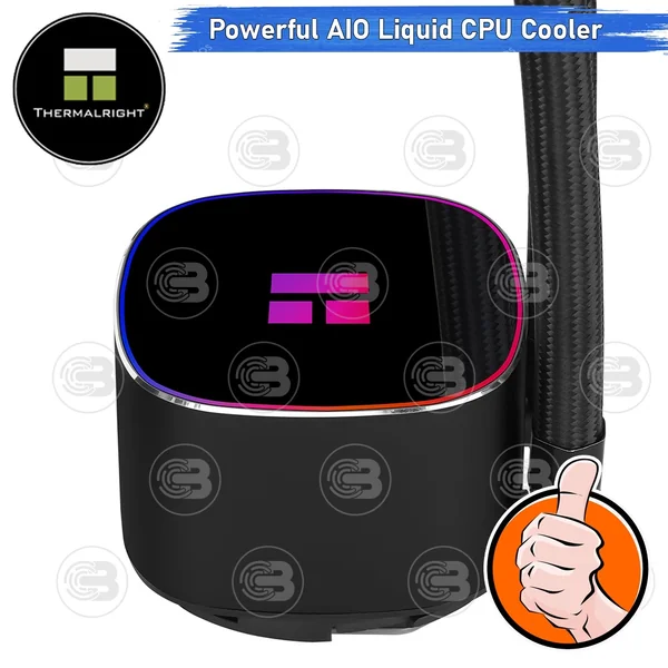 [CoolBlasterThai] Thermalright FROZEN HORIZON 360 BLACK ARGB AIO Liquid CPU Cooler (AM5/LGA1851 Ready) ประกัน 6 ปี image 7