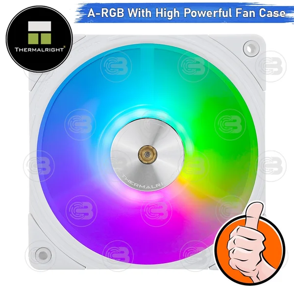 [CoolBlasterThai] Thermalright TL-B12W-S (3 PCS) 2000+RMP A-RGB Static Pressure Fan Case (size 120 mm.) ประกัน 3 ปี image 4