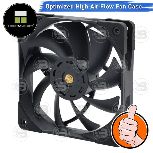 [CoolBlasterThai] Thermalright TL-C12 PRO 1850 RMP High Air Flow Fan Case (size 120 mm.) ประกัน 6 ปี image 2