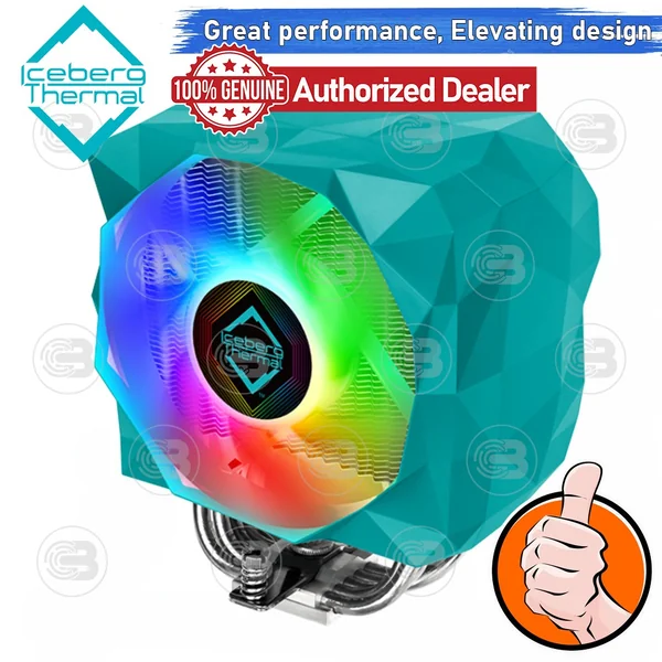 [CoolBlasterThai] Iceberg Thermal IceSLEET X5 Multi Compatible Tower CPU Cooler with A-RGB ประกัน 2 ปี image 1