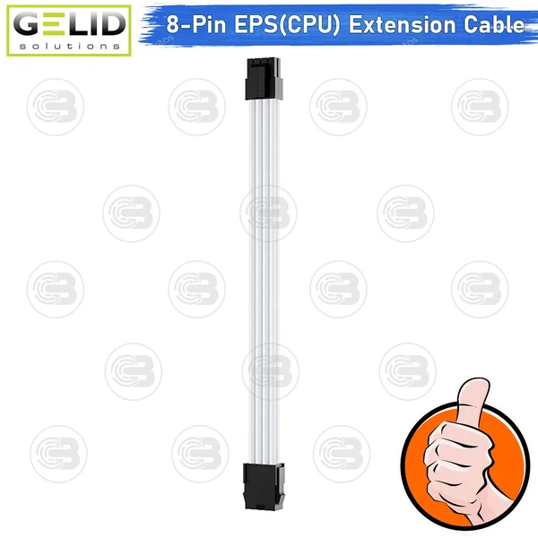 [CoolBlasterThai] GELID 8-Pin EPS (CPU) EXTENSION WHITE CABLE(CA-8P-02) image 6