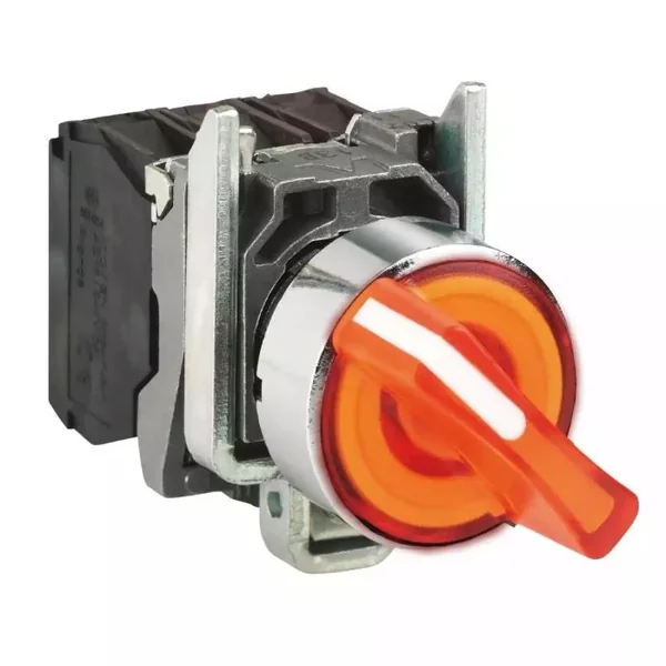 XB4BK125B5 : 24V Selector Switch Orange (สวิตช์เลือก 24V สีส้ม) Schneider by MAX POWER-SHOP image 2 XB4BK125B5 : 24V Selector Switch Orange (สวิตช์เลือก 24V สีส้ม) Schneider by MAX POWER-SHOP image 2