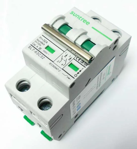 SL7-63C32 2P DC550V : DC Miniature Circuit Breaker Suntree by MAX POWER-SHOP image 2 SL7-63C32 2P DC550V : DC Miniature Circuit Breaker Suntree by MAX POWER-SHOP image 2