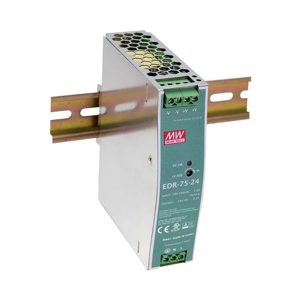 SDR-75-24 : Driver 75W O/P 24V 3.2A Mean Well by MAX POWER-SHOP image 2 SDR-75-24 : Driver 75W O/P 24V 3.2A Mean Well by MAX POWER-SHOP image 2