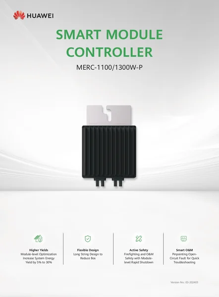 MERC-1300W-P : Smart PV Optimizer 1300W (Long Input Cable) Huawei by MAX POWER-SHOP image 2
