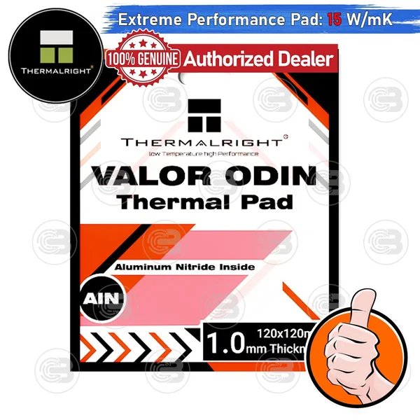 [CoolBlasterThai] Thermalright VALOR ODIN Thermal Pad (Aluminum Nitride) 120x120x1.0 mm./15 W/mK image 1