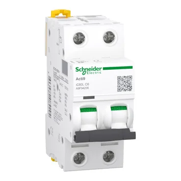 A9F94206 : MCB Acti9 iC60L 2P 6A C-Curve Schneider by MAX POWER image 2 A9F94206 : MCB Acti9 iC60L 2P 6A C-Curve Schneider by MAX POWER image 2