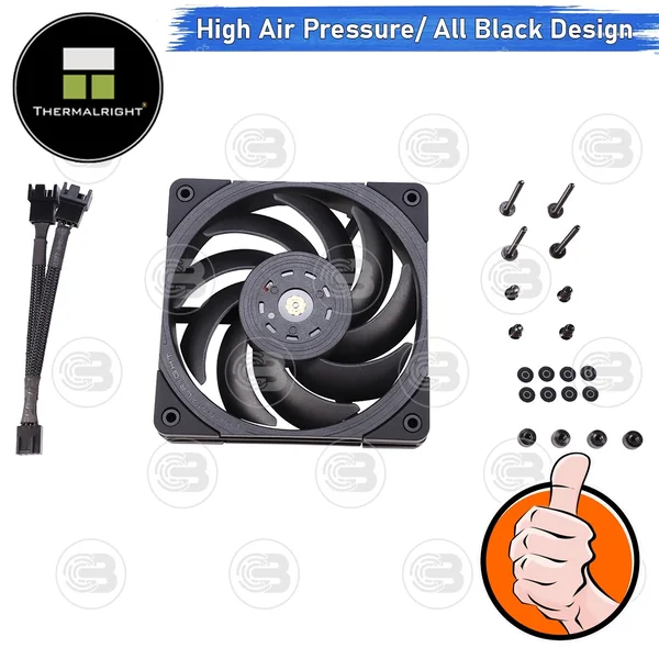 [CoolBlasterThai] Thermalright TL-B12 2000+RMP Static Pressure Fan Case (size 120 mm.) ประกัน 6 ปี image 6