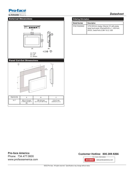 PFXET6500WAD : 10" W WSVGA, Easy HMI, ProEX Pro-Face by MAX POWER-SHOP image 4 PFXET6500WAD : 10" W WSVGA, Easy HMI, ProEX Pro-Face by MAX POWER-SHOP image 4