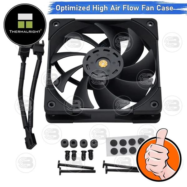 [CoolBlasterThai] Thermalright TL-C12 PRO 1850 RMP High Air Flow Fan Case (size 120 mm.) ประกัน 6 ปี image 5