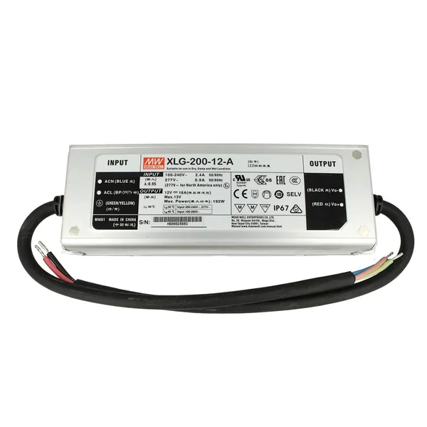 XLG-200-12-A : Driver 200W O/P 12V 16A Mean Well by MAX POWER-SHOP image 2 XLG-200-12-A : Driver 200W O/P 12V 16A Mean Well by MAX POWER-SHOP image 2