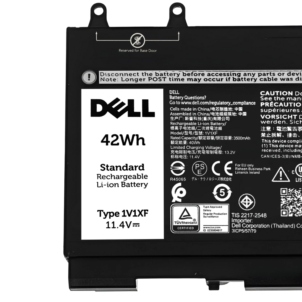 Battery Dell Precision 3541, 3540, 3-Cell 42Wh, แบตเตอรี่ Dell 1V1XF ของแท้รับประกันศูนย์ Dell Thailand ราคาไม่แพง