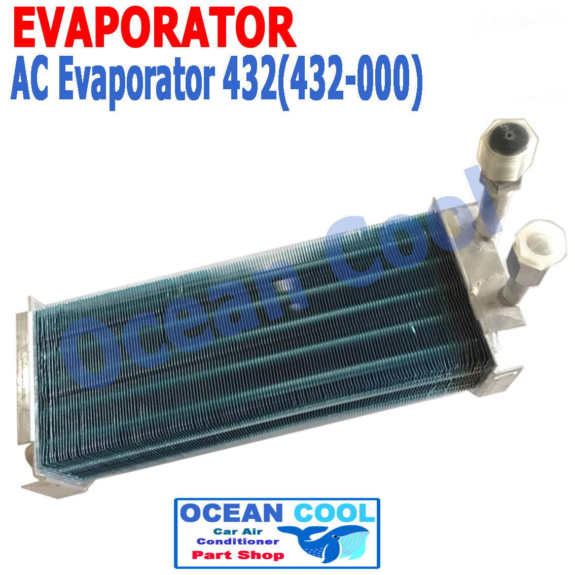 คอยล เย น 432 ห วเกล ยว ข น เตเปอร ห วแฟลร eva0034 evaporator ocean cool ต แอร คอยเย น คอล ยเย น อะไหล แอร รถยนต