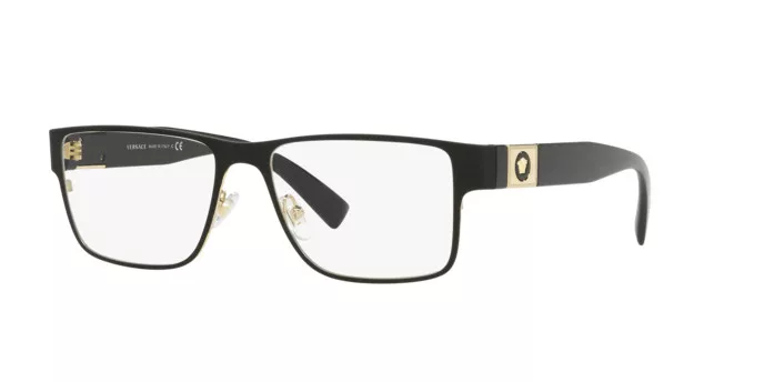 แว่นตา Versace VE 1274 1436 Black Metal Rectangle 55