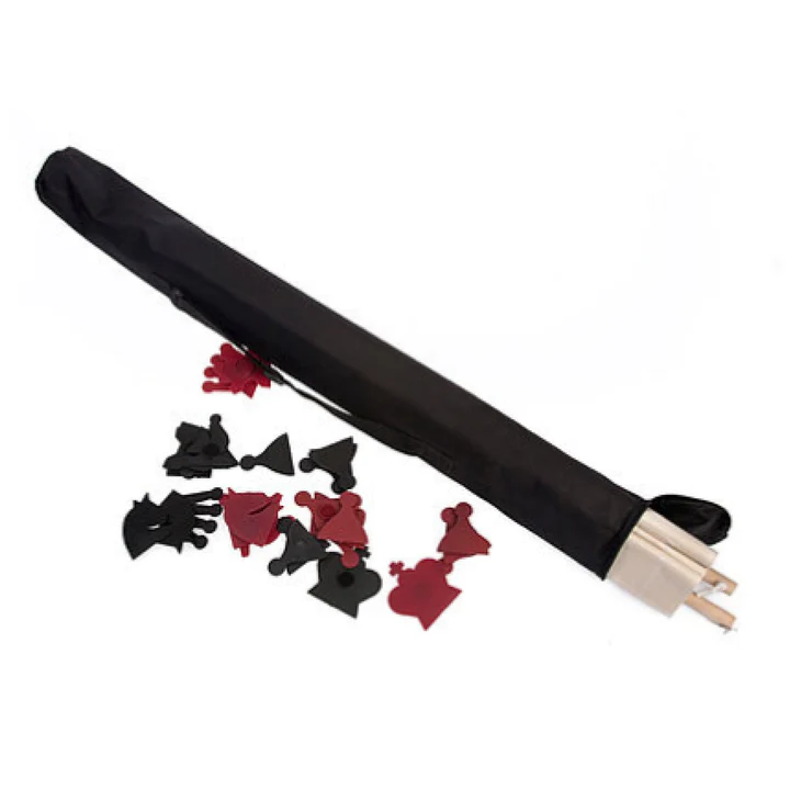 ชุดกระดานสาธิตหมากรุกสากล(ไวนิล+แม่เหล็ก) 28" Magnetic-Style Chess Demonstration (Teaching) Board Set with Deluxe Carrying Bag