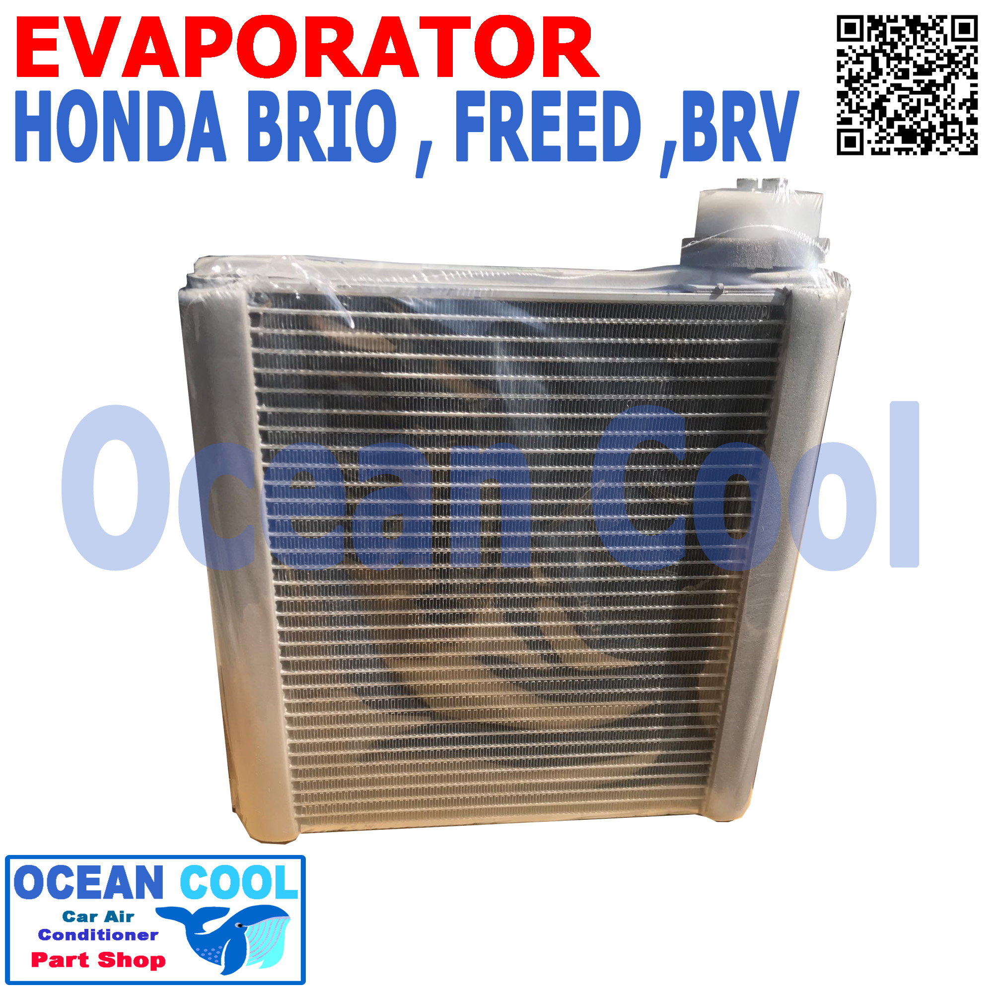 คอยล เย น ฮอนด า บร โอ อเมซ ฟร ด บ อาร ว evaporator honda brio amaze eva0063 ต แอร คอยเย น อะไหล แอร รถยนต