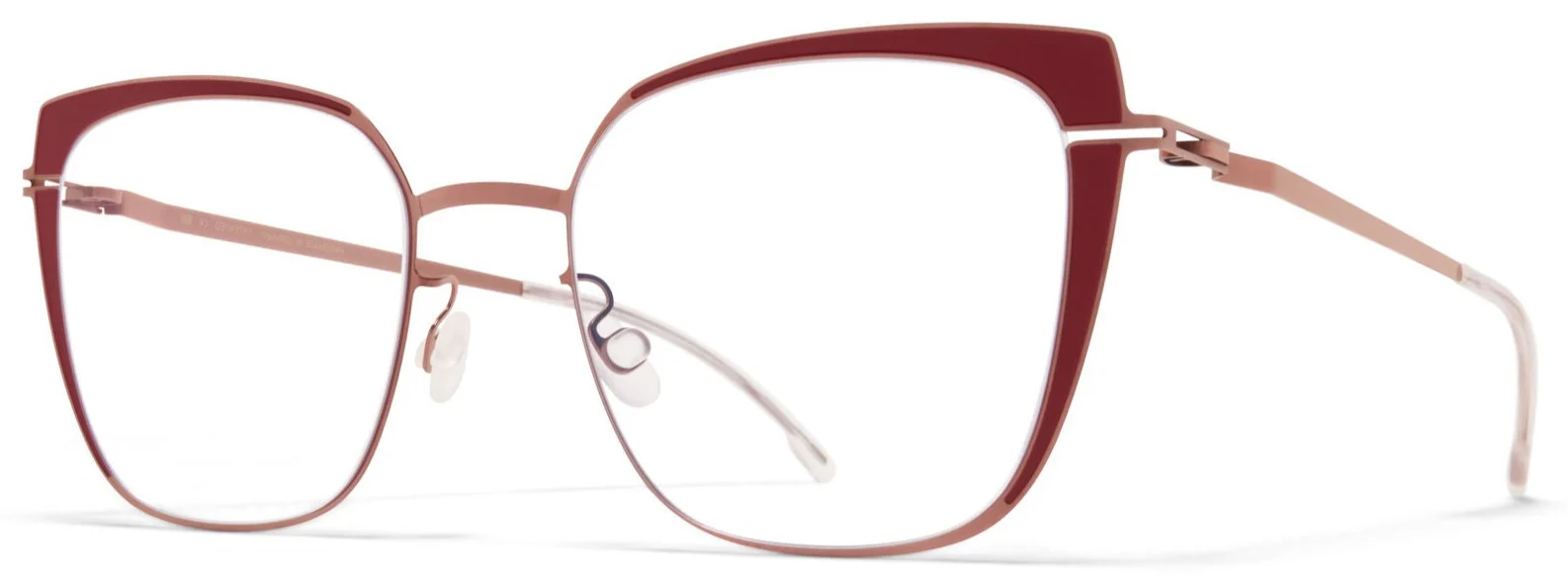 แว่นตา Mykita Viola 403 Glasses Pink Bronze Cranberry Red
