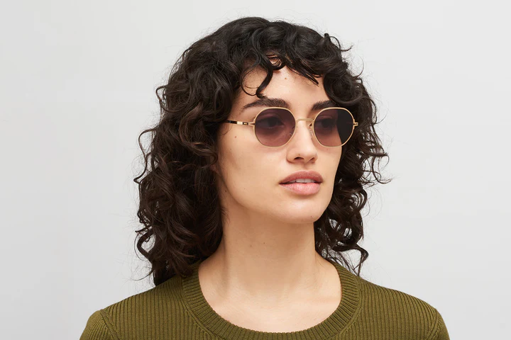 แว่นกันแดด Mykita Santana 291 Sunglasses Champagne Gold